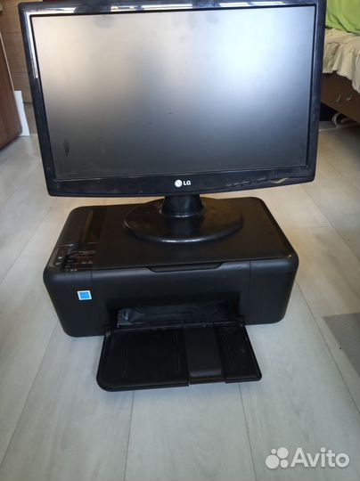 Монитор рабочий, принтер на разбор