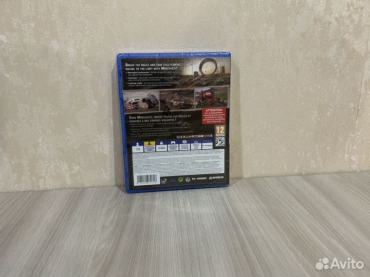 Wreckfest ps4. Новый диск