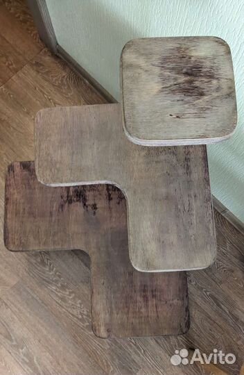 Полка для цветов, угловая