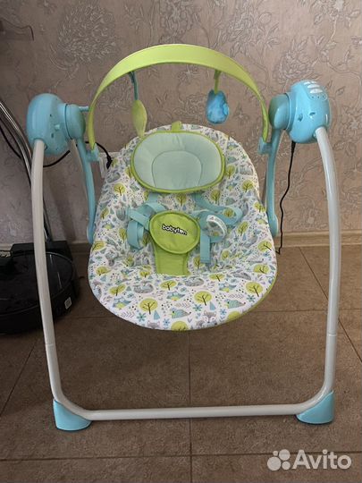 Детские электронные качели для новорожденных