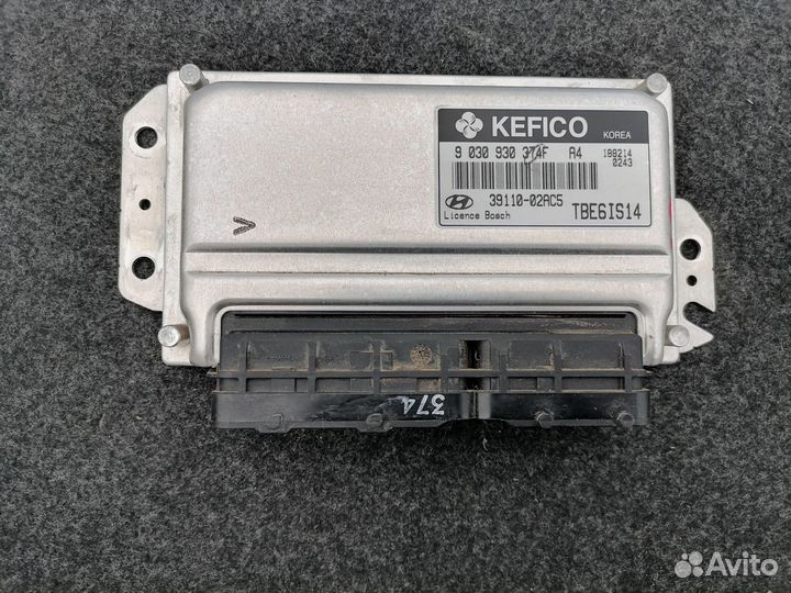 Эбу мозги Hyundai Getz 1.1 механика