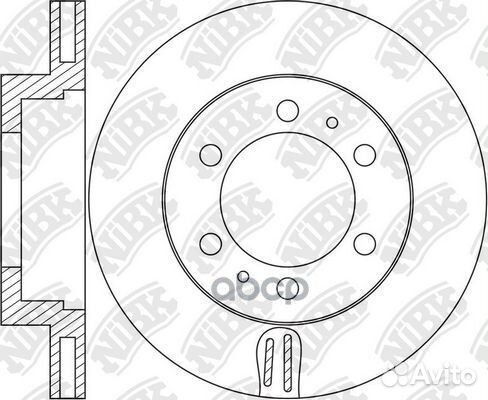 Диск тормозной передний toyota HiLux 2005- NIB