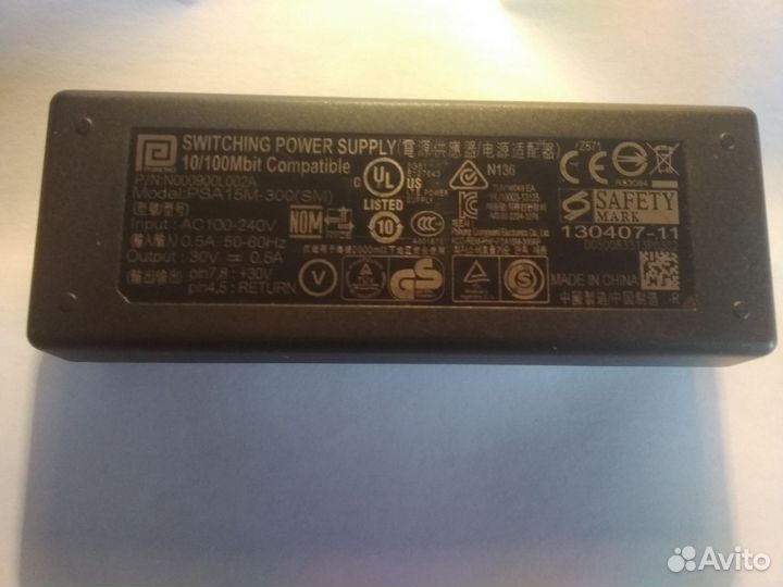 Switching Power Supply 10/100Mbit