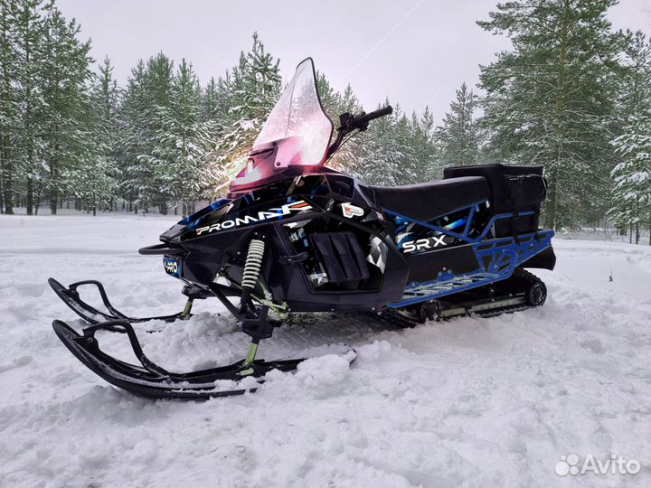 Снегоход promax SRX-700 PRO черно-синий