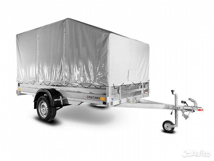 Прицеп легковой Спутник 3.2х1.5 метра.Оцинкованный