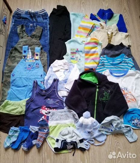 Вещи пакетом на мальчика р74-110