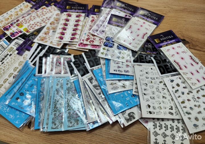 Слайдер дизайны (наклейки) для ногтей