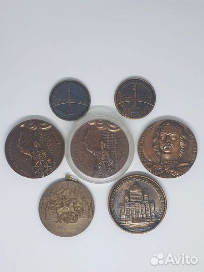 Медали настольные