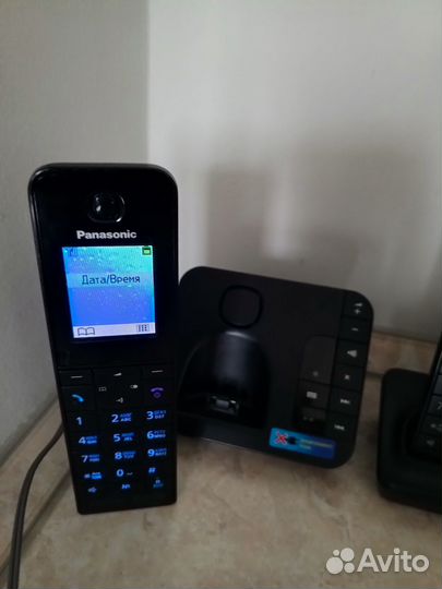 Радиотелефон panasonic с двумя трубками