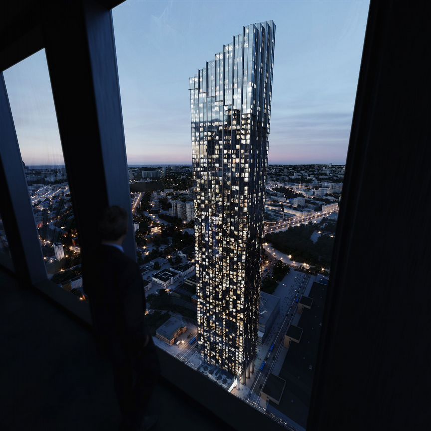 1-к. квартира, 52,8 м², 14/85 эт.