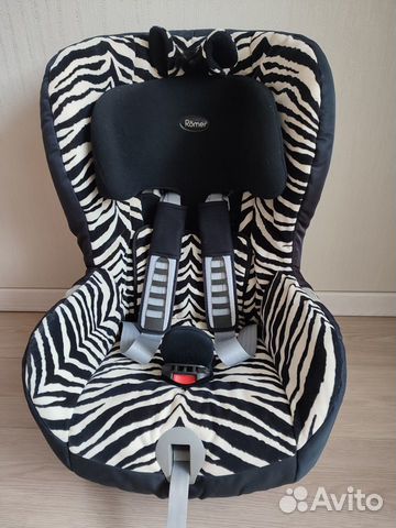 Автокресло 9-18 кг, Britax Romer King Plus zebra