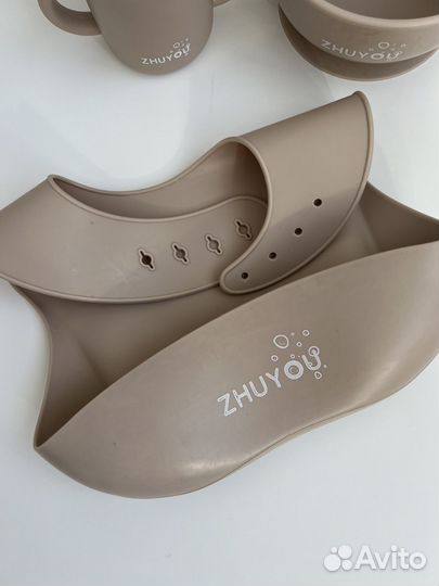 Силиконовая детская посуда