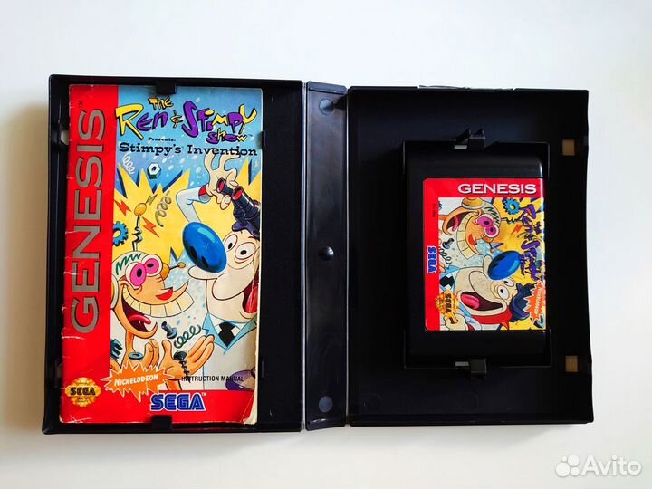 Ren & Stimpy оригинальный картридж Sega Genesis