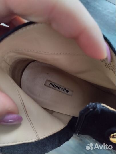 Ботильоны натуральная кожа 39