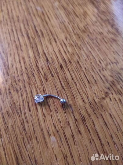 Пирсинг 925 фианит