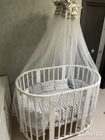 Детская кроватка трансформер 6 в 1