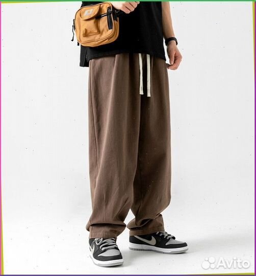 Широкие брюки карго (Premium качество)