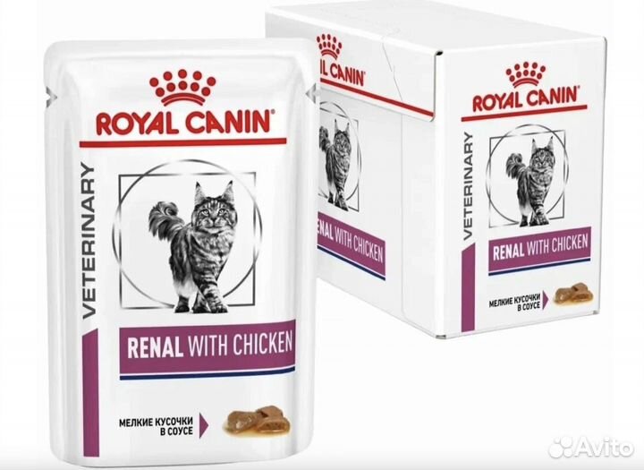 Корм для кошек royal canin 24 шт Renal