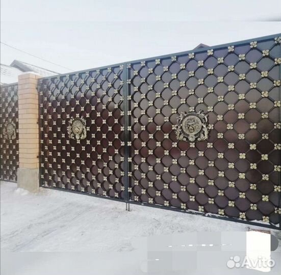 Кованые ворота и калитки