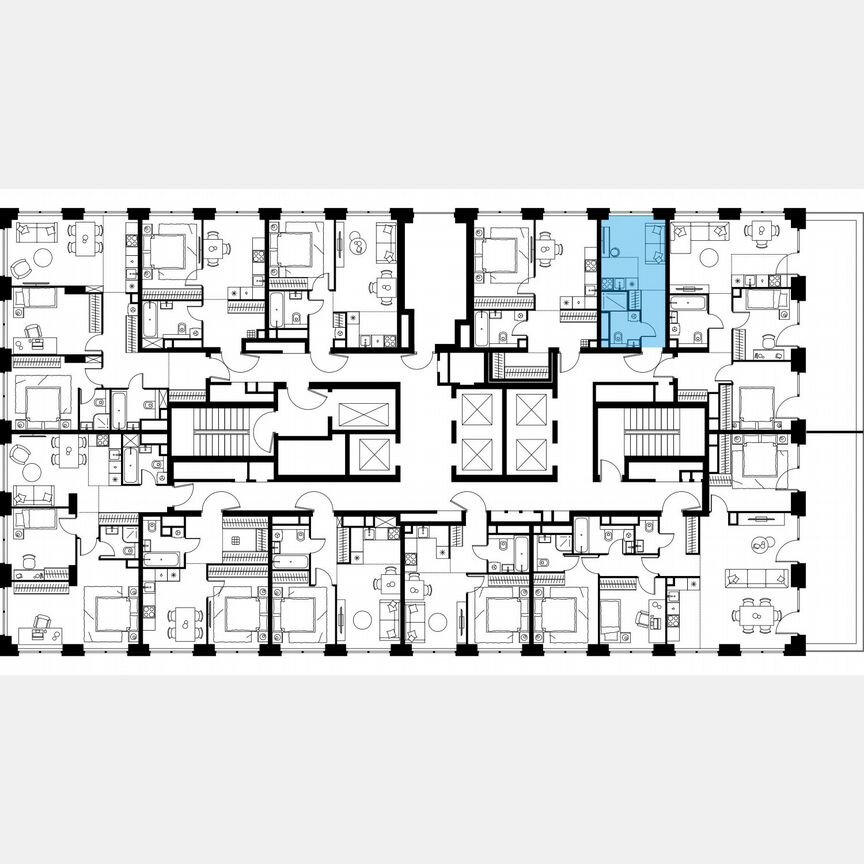 Квартира-студия, 18,8 м², 22/64 эт.