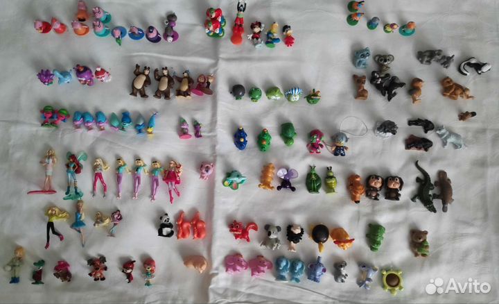 Игрушки из киндеров разных лет