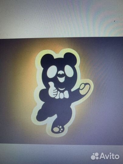 Светильник светодиодный, детский, медведь