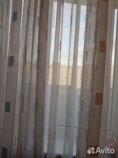 Тюль 2 полотна 260высота 4.5 длина и 3.5