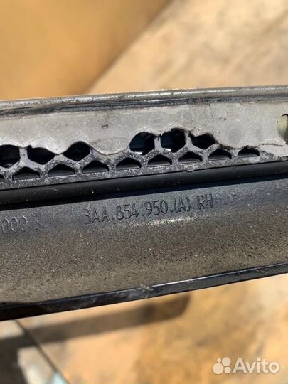 Молдинг задний нижний правый VW passat b7