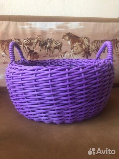 Корзина из ротанга