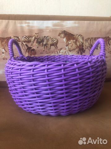 Корзина из ротанга