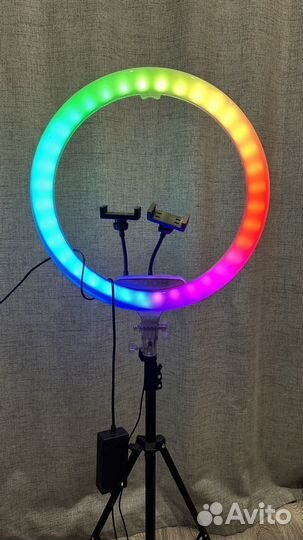 Кольцевая лампа 45 см со штативом