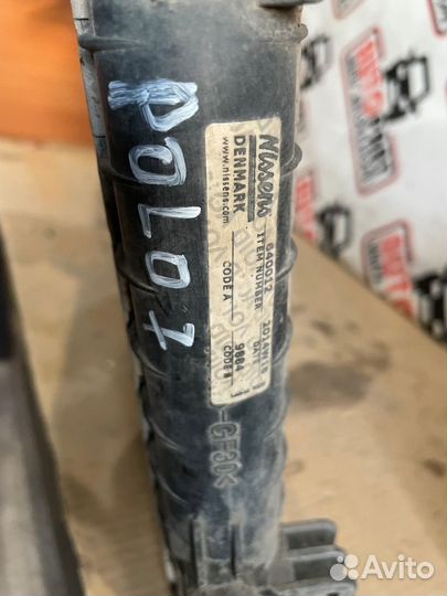 Радиатор основной VW Polo MK5 МКПП с дефектом