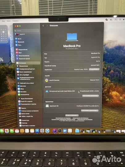 Apple MacBook Pro 16 2021 M1 Pro 16/512
