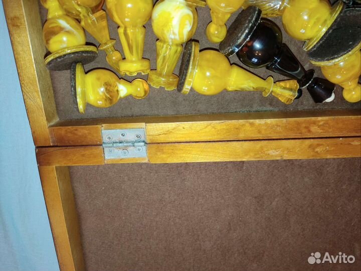 Шахматы янтарные СССР