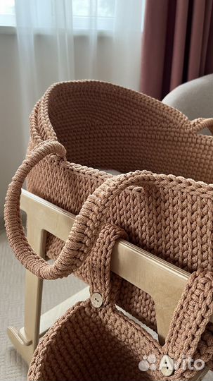 Люлька колыбель вязаная