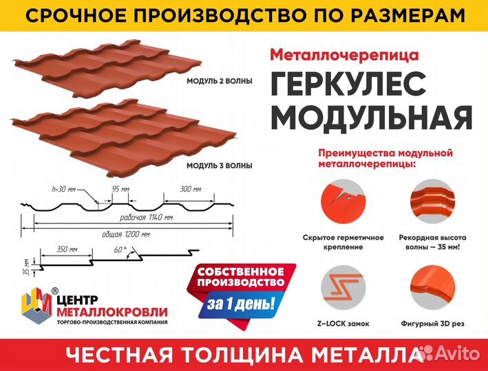 Черепица из металла