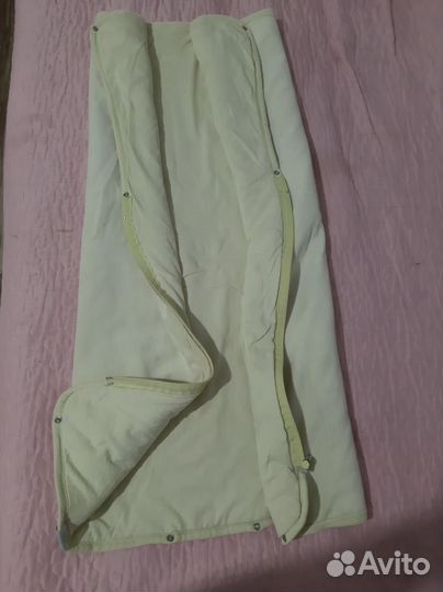 Одеяло-кокон на молнии для новорождённых