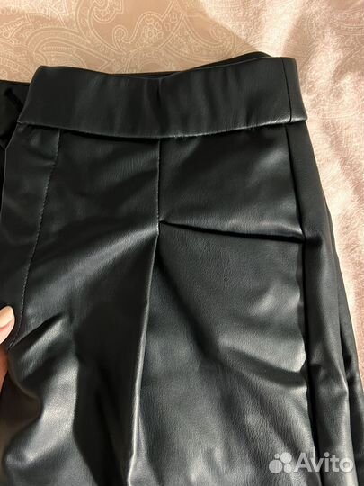 Шорты кожаные zara