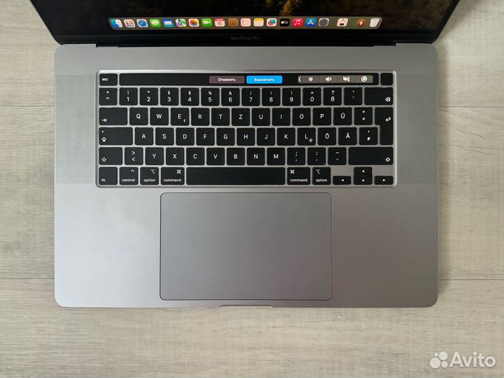 Macbook pro 16 2019 i7 2,6 16GB 1TB SSD