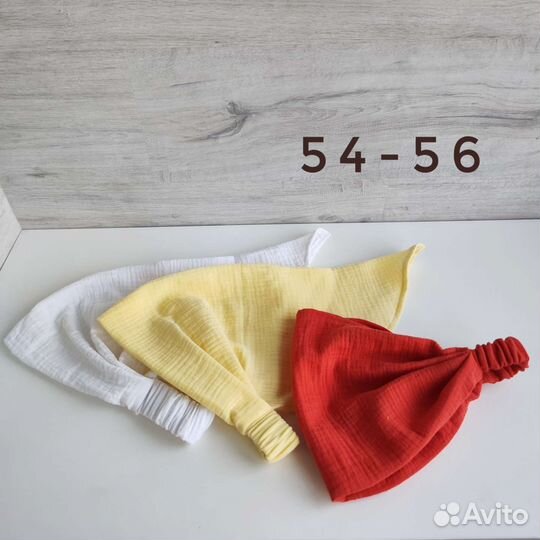 Косынки из муслина для детей и взрослых