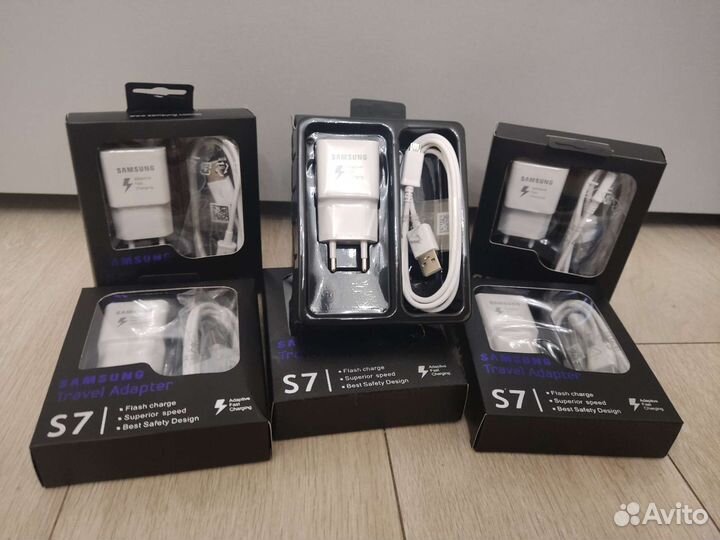 Блок для быстрой зарядки с кабелем micro usb