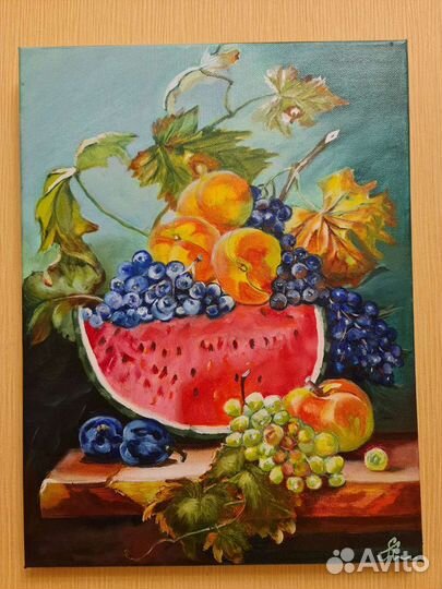 Картина маслом на холсте Натюрморт 
