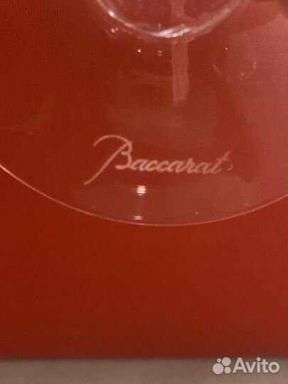 Хрустальные бокалы Christofle, Baccarat