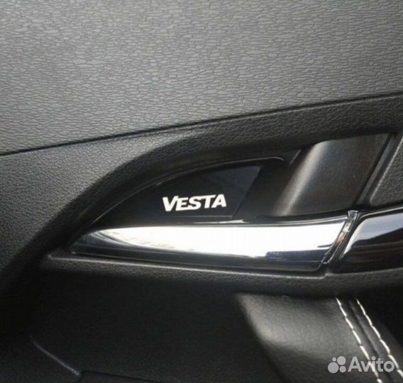 Накладки в ручки дверей с подсветкой Веста