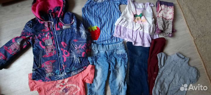 Вещи пакетом на девочку 98