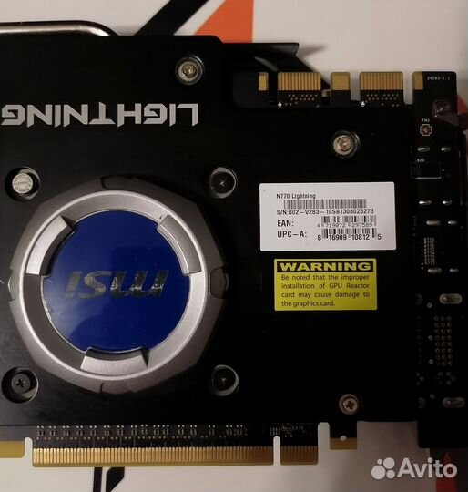 MSI GeForce GTX 770 lightning 2048MB 256bit gddr5
