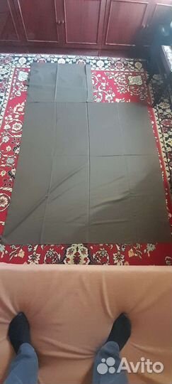 Отрез ткани темно Зелёного цвета