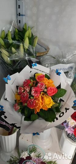 Живые цветы Букеты