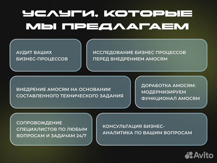 Amocrm - Внедрение Настройка