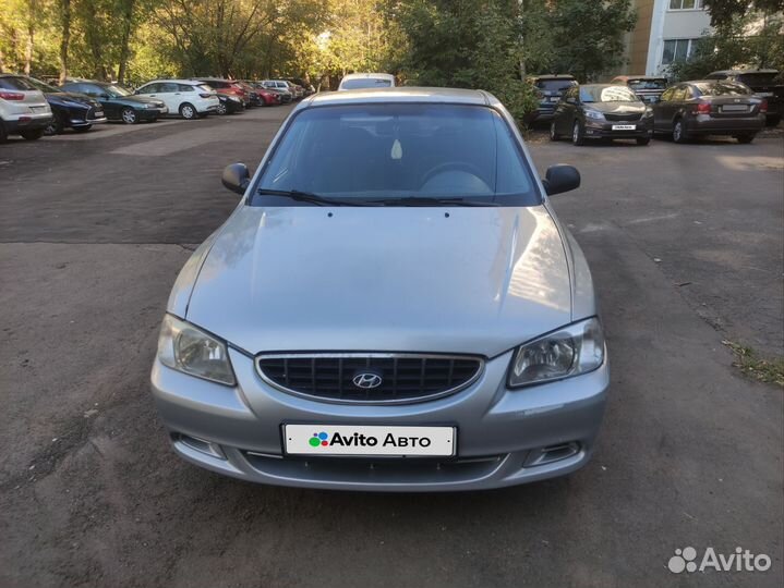Hyundai Accent 1.5 AT, 2005, 299 000 км